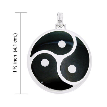 Silver Triskelion Pendant TPD1115 - Jewelry